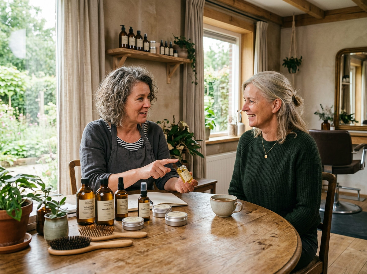 Natuurkapper bij dunner wordend haar waar let je op