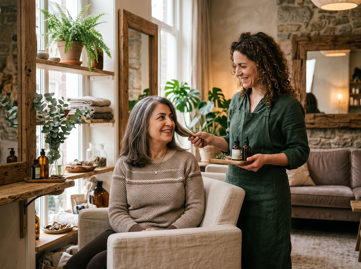 Natuurkapper voor haarverzorging na de menopauze waar let je op