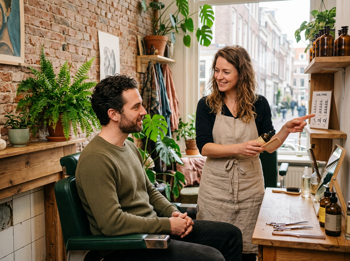 Natuurkapper voor krullend haar waar let je op Natuurkapper voor krullend haar waar let je op
