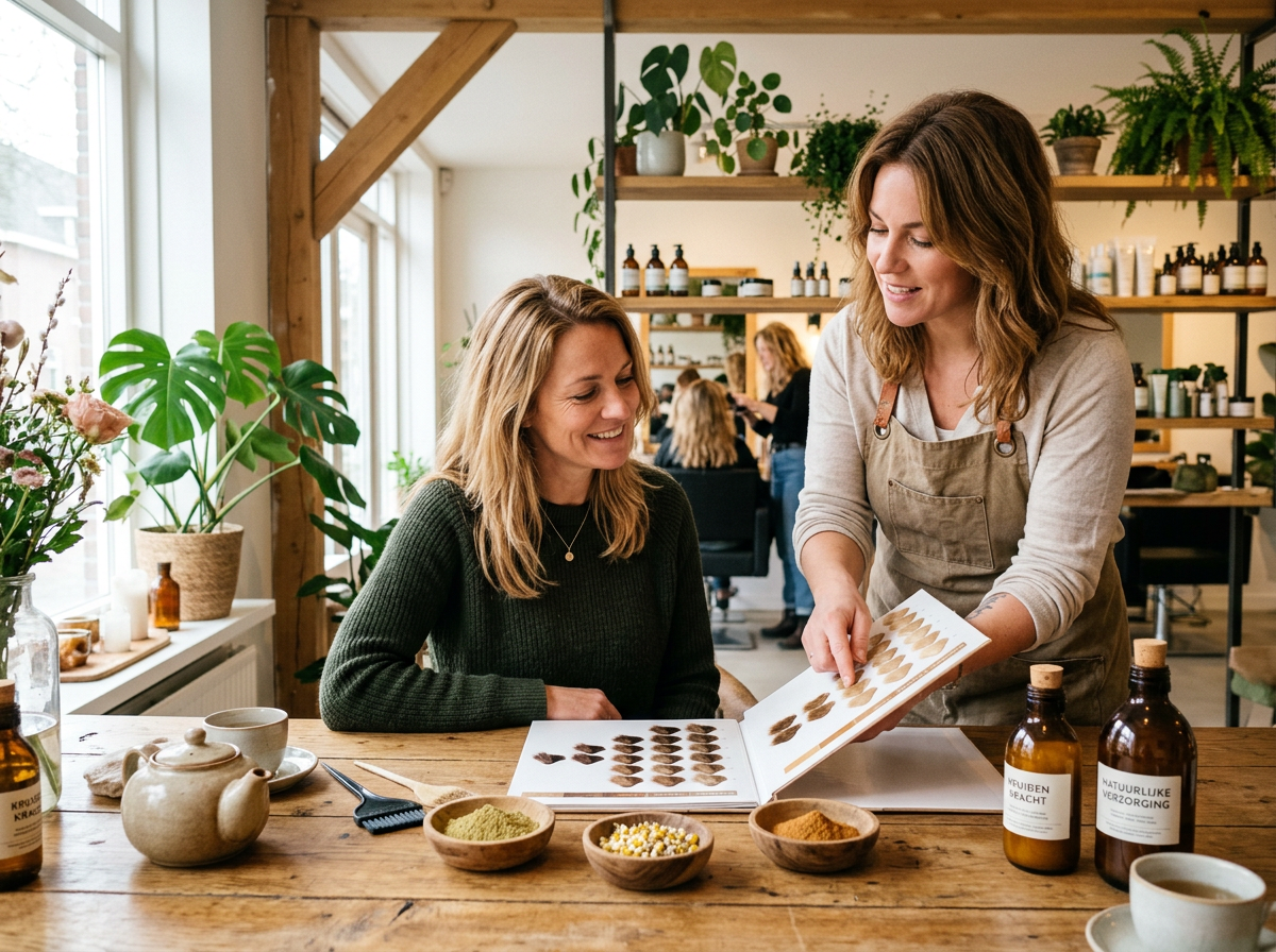 Natuurkapper voor natuurlijk haar kleuren waar let je op