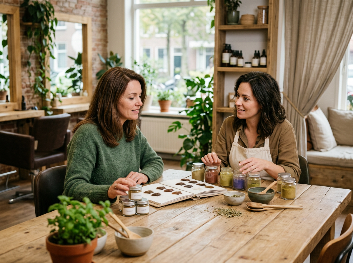 Natuurkapper voor plantenkleuring waar let je op